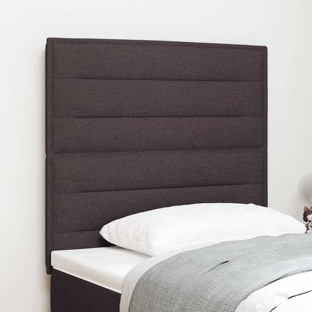 Hovedgærde Mørk Brun 100 cm Stof