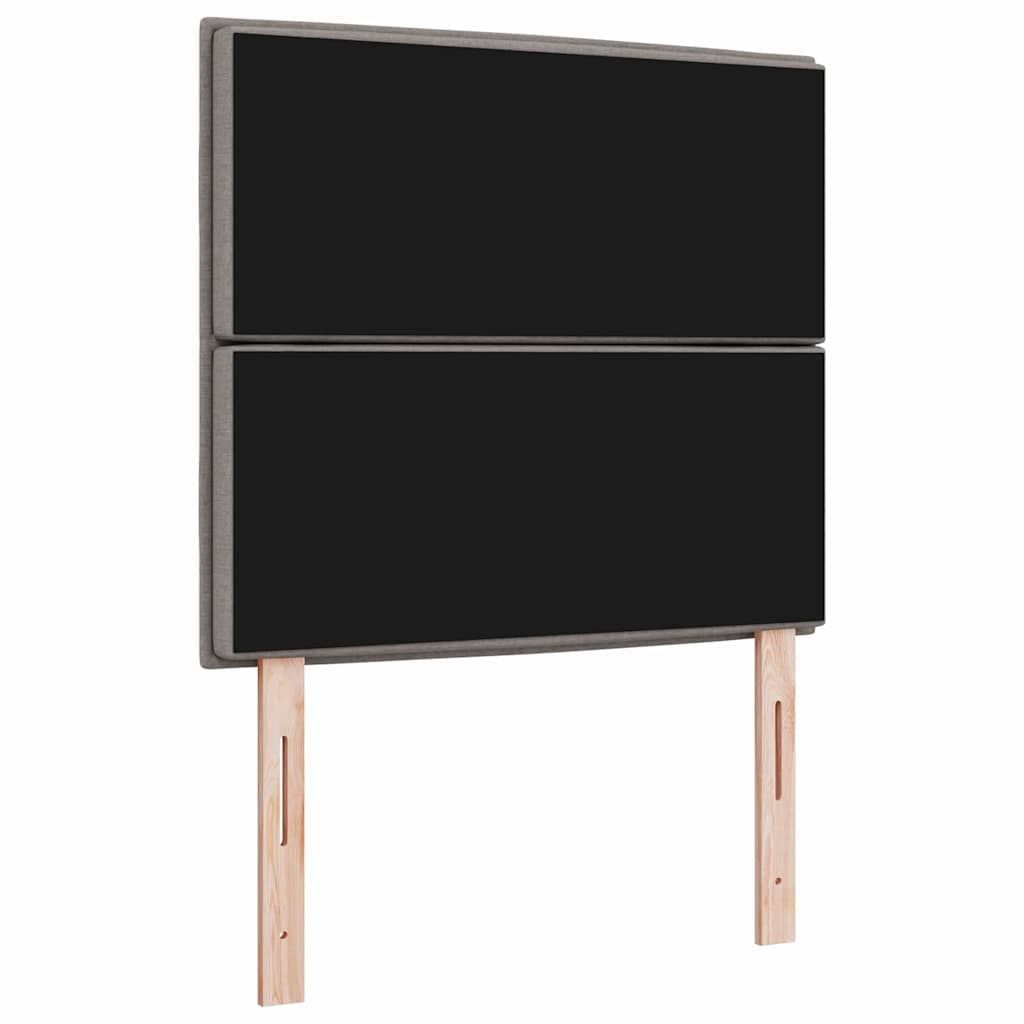 Hovedgærde Gråbrun 100 cm Stof