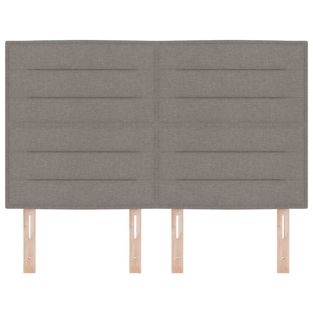 Hovedgærde Gråbrun 144 cm Stof