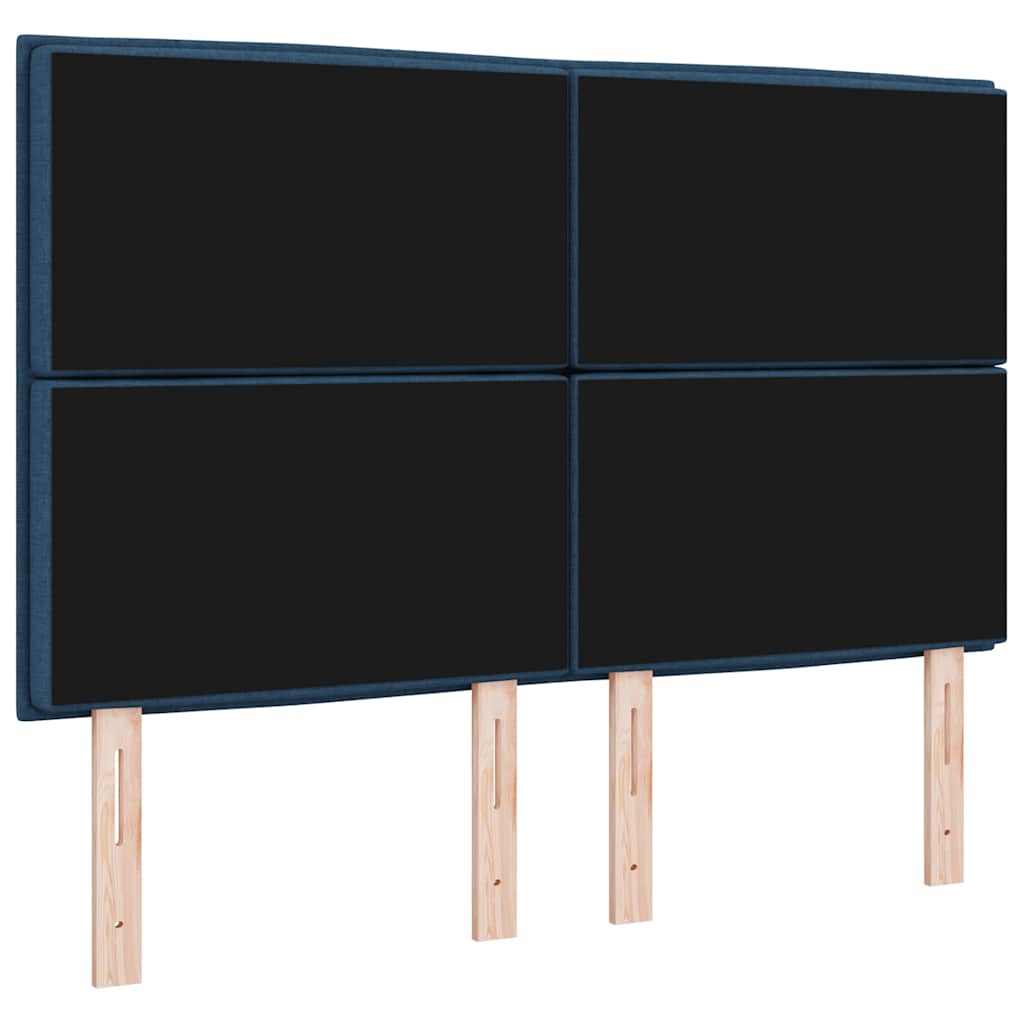 Hovedgærde Blå 144 cm Stof