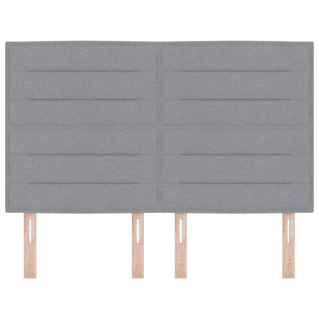 Hovedgærde Lysegrå 160 cm Stof