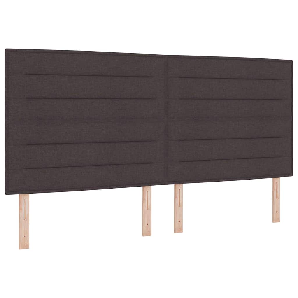 Hovedgærde Mørk Brun 200 cm Stof