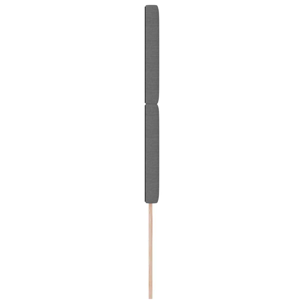 Hovedgærde Lysegrå 80 cm Velourstof