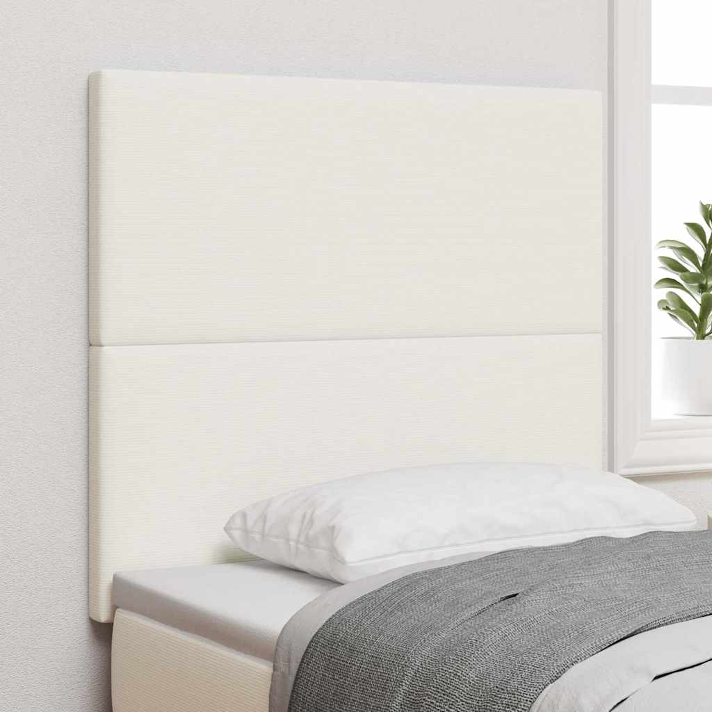 Hovedgærde Creme 80 cm Velourstof