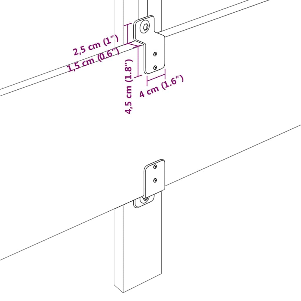 Hovedgærde Creme 100 cm Velourstof