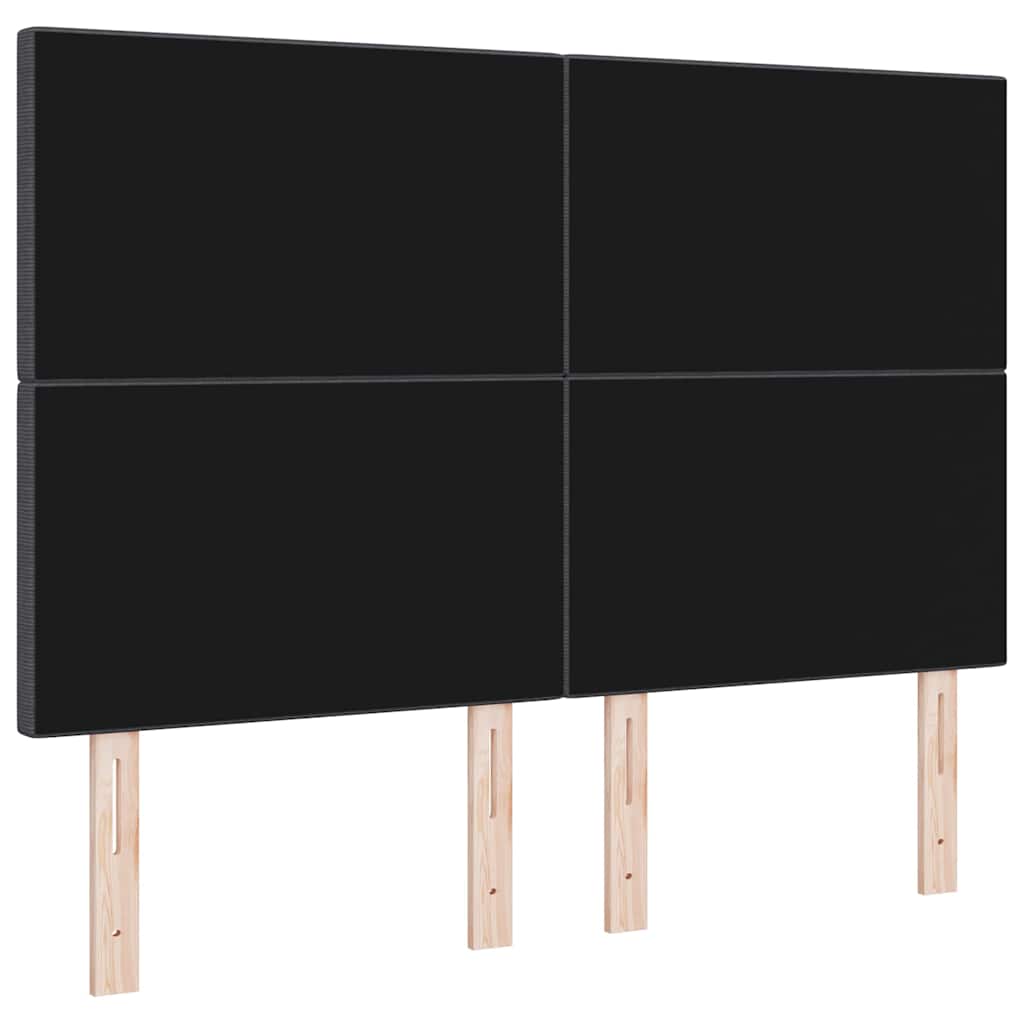 Hovedgærde Mørkegrå 144 cm Velourstof