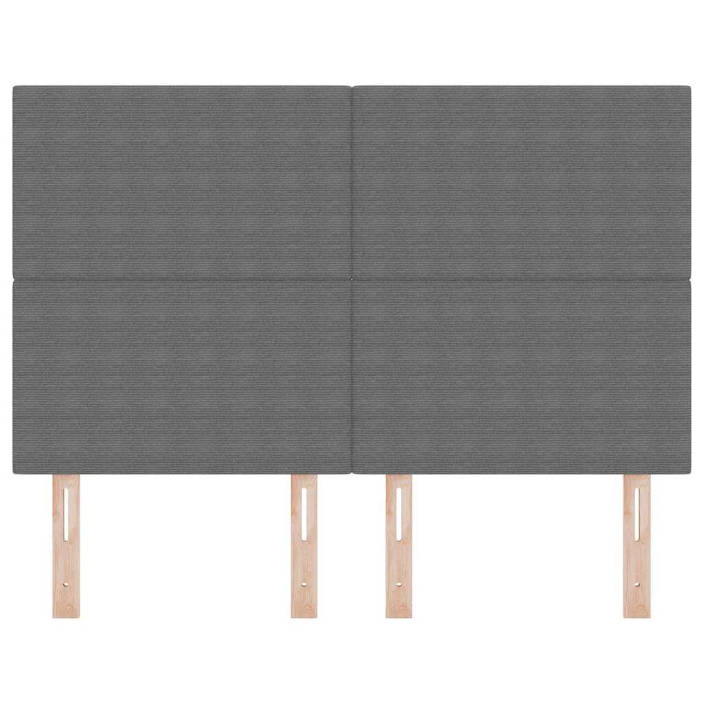 Hovedgærde Lysegrå 160 cm Velourstof