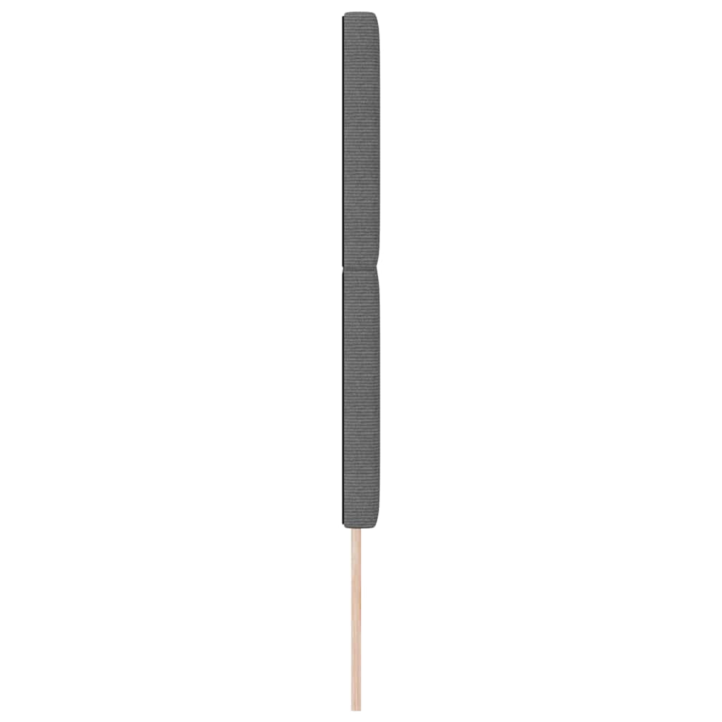 Hovedgærde Lysegrå 160 cm Velourstof