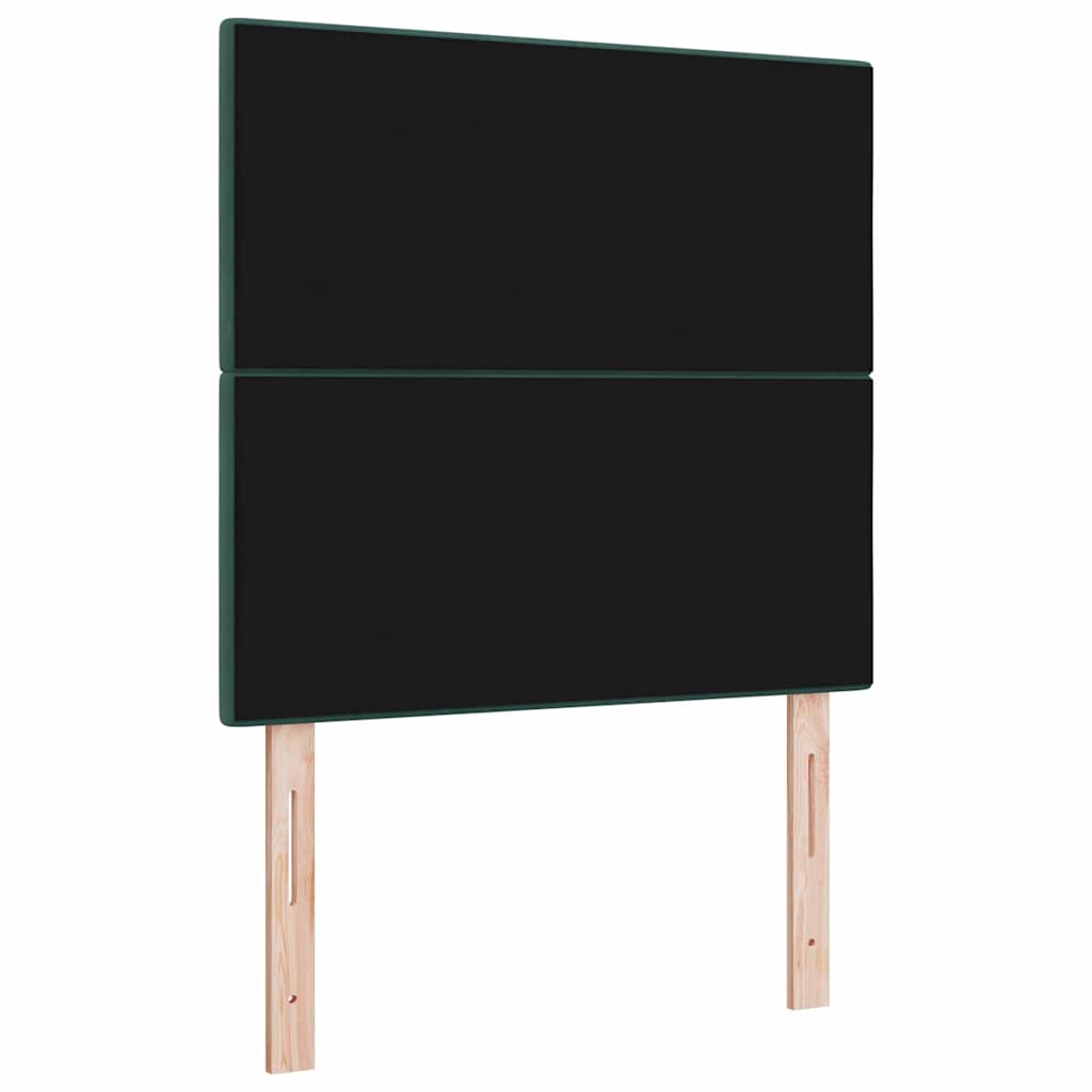 Hovedgærde Mørkegrøn 80 cm Fløjl