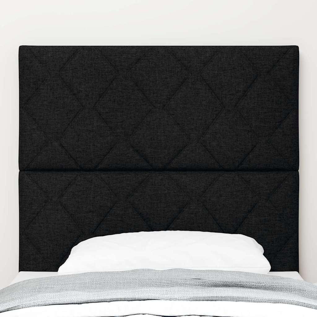 Hovedgærde Sort 90 cm Stof