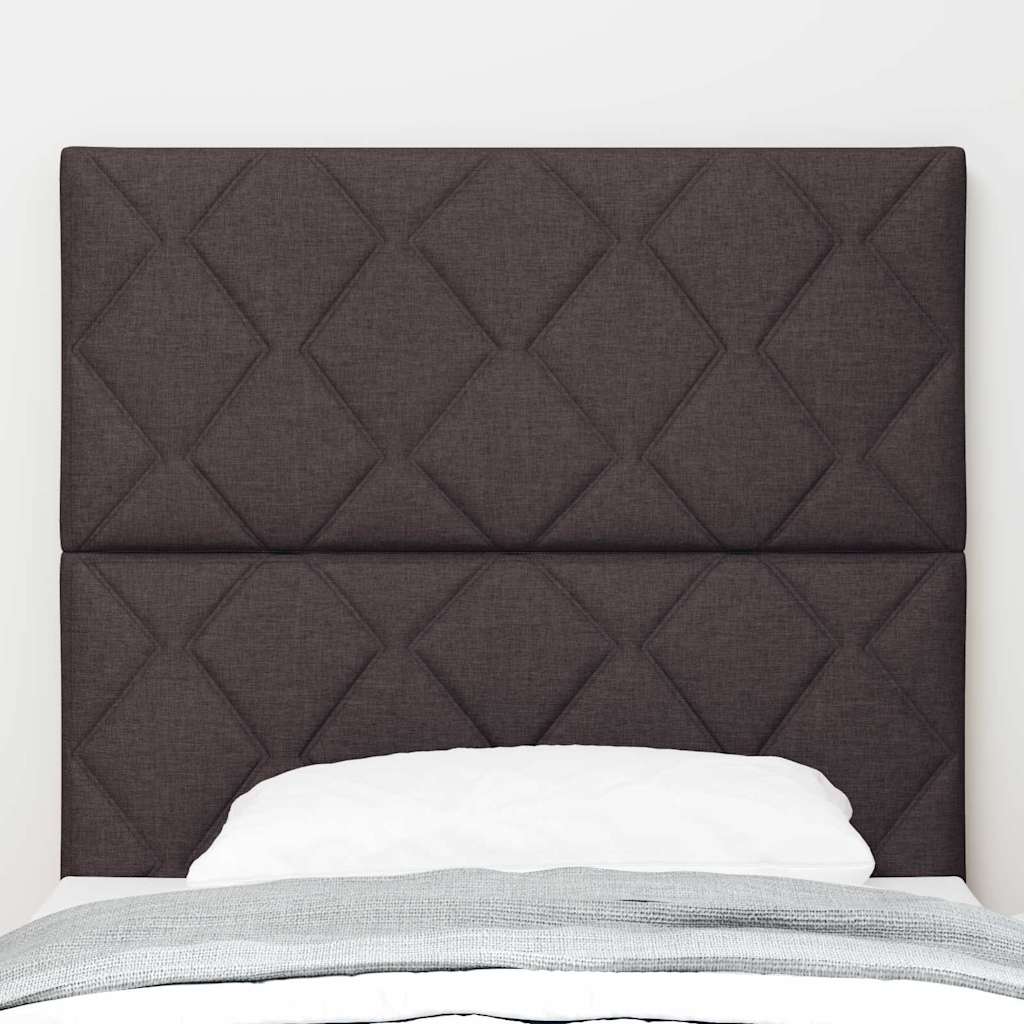Hovedgærde Mørk Brun 90 cm Stof