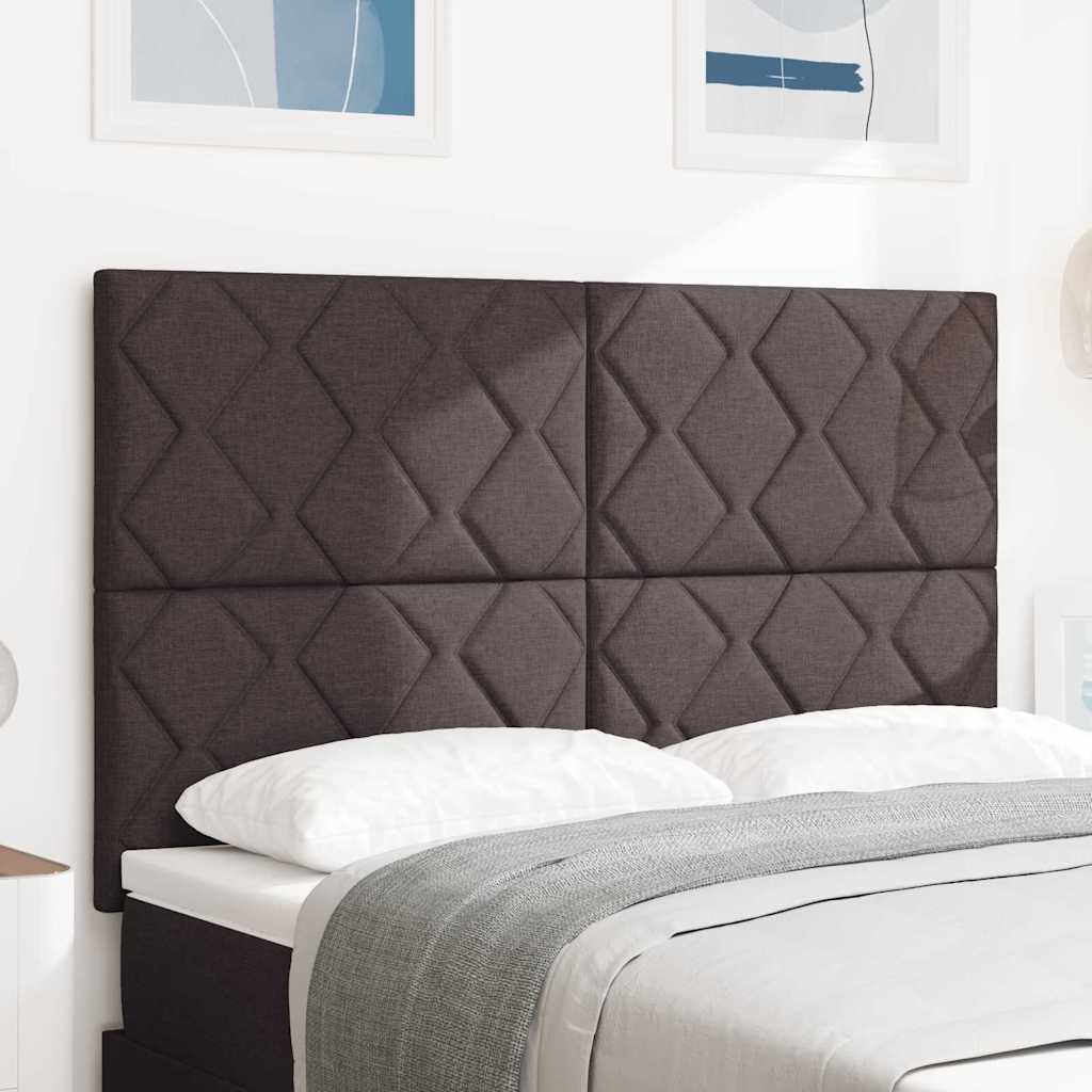 Hovedgærde Mørk Brun 144 cm Stof