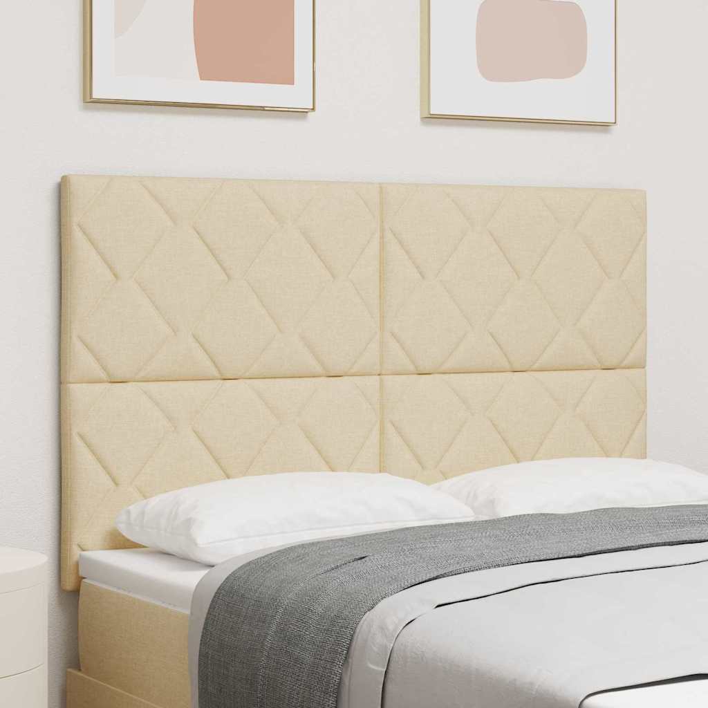 Hovedgærde Creme 160 cm Stof