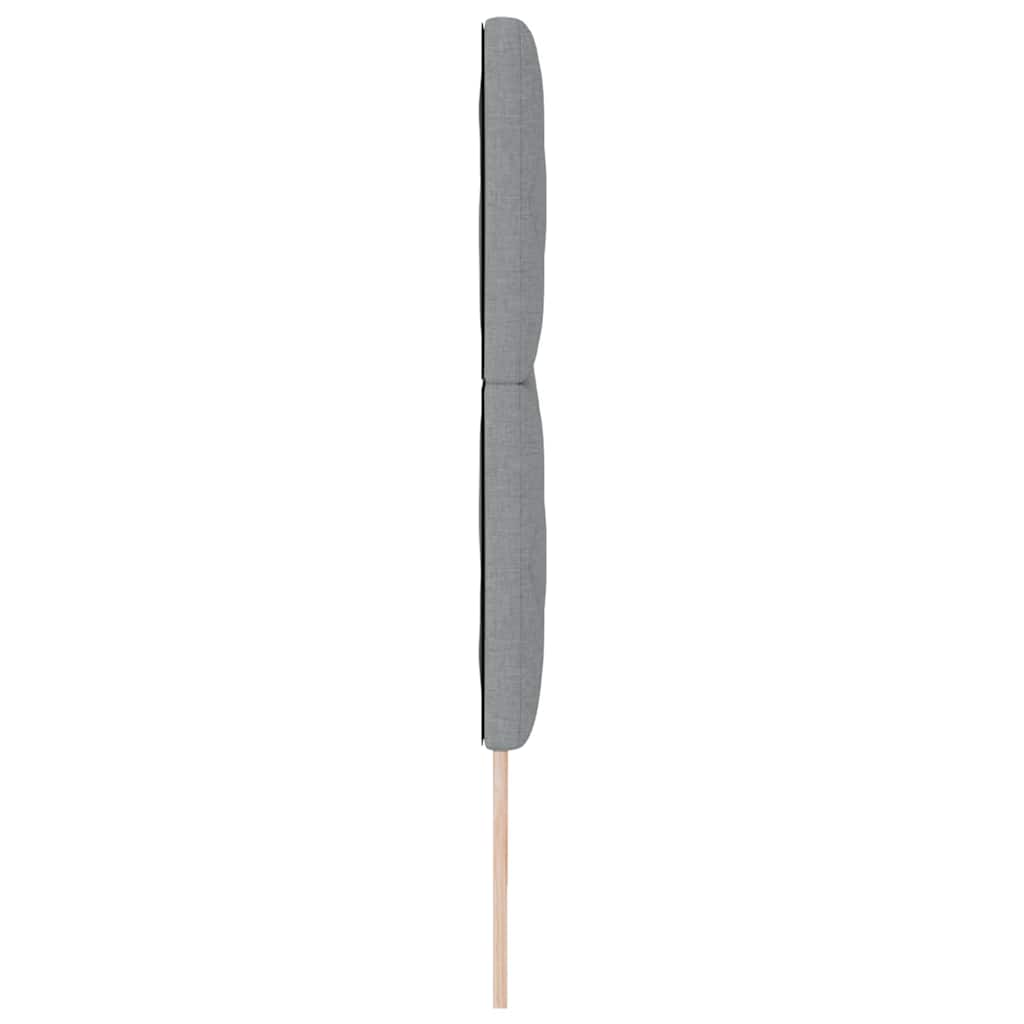 Hovedgærde Lysegrå 180 cm Stof