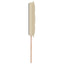 LED sengegavl med LED-lysstrimler Creme 144 cm Stof