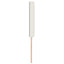 LED sengegavl med LED-lysstrimler Creme 200 cm Velourstof