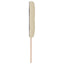 LED sengegavl med LED-lysstrimler Creme 180 cm Stof