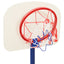 basketballstativ med bold og pumpe 90/121 cm justerbar højde
