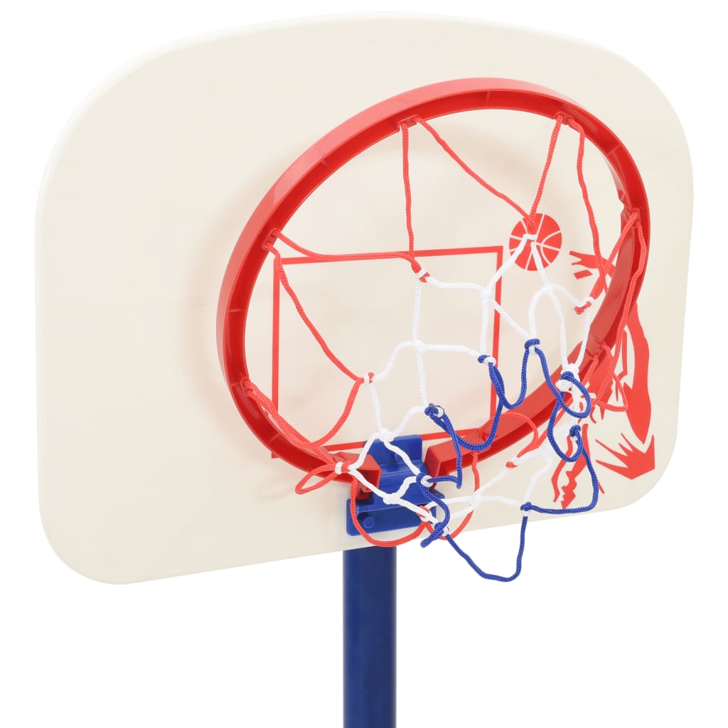 basketballstativ med bold og pumpe 90/121 cm justerbar højde