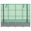 højbed med drivhusovertræk 160x40x138 cm rattan-look