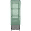 højbed med drivhusovertræk 160x40x138 cm rattan-look