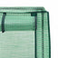 højbed med drivhusovertræk 160x40x138 cm rattan-look