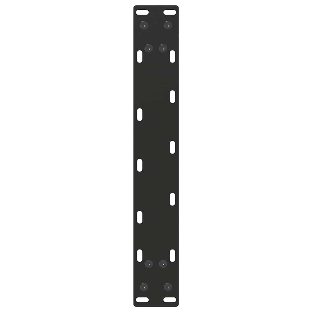 sofabordsben U-formet 2 stk. sort 40x(30-31) cm stål