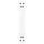 sofabordsben U-formet 2 stk. hvid 40x(30-31) cm stål