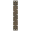 sofabordsben U-formet 2 stk. naturstål 40x(30-31) cm stål