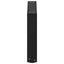 sofabordsben U-formet 2 stk. sort 50x(30-31) cm stål