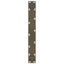 sofabordsben U-formet 2 stk. naturstål 50x(30-31) cm stål