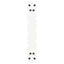 sofabordsben U-formet 2 stk. hvid 28 x (42-43) cm stål