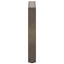 sofabordsben U-formet 2 stk. naturstål 28 x (42-43) cm stål