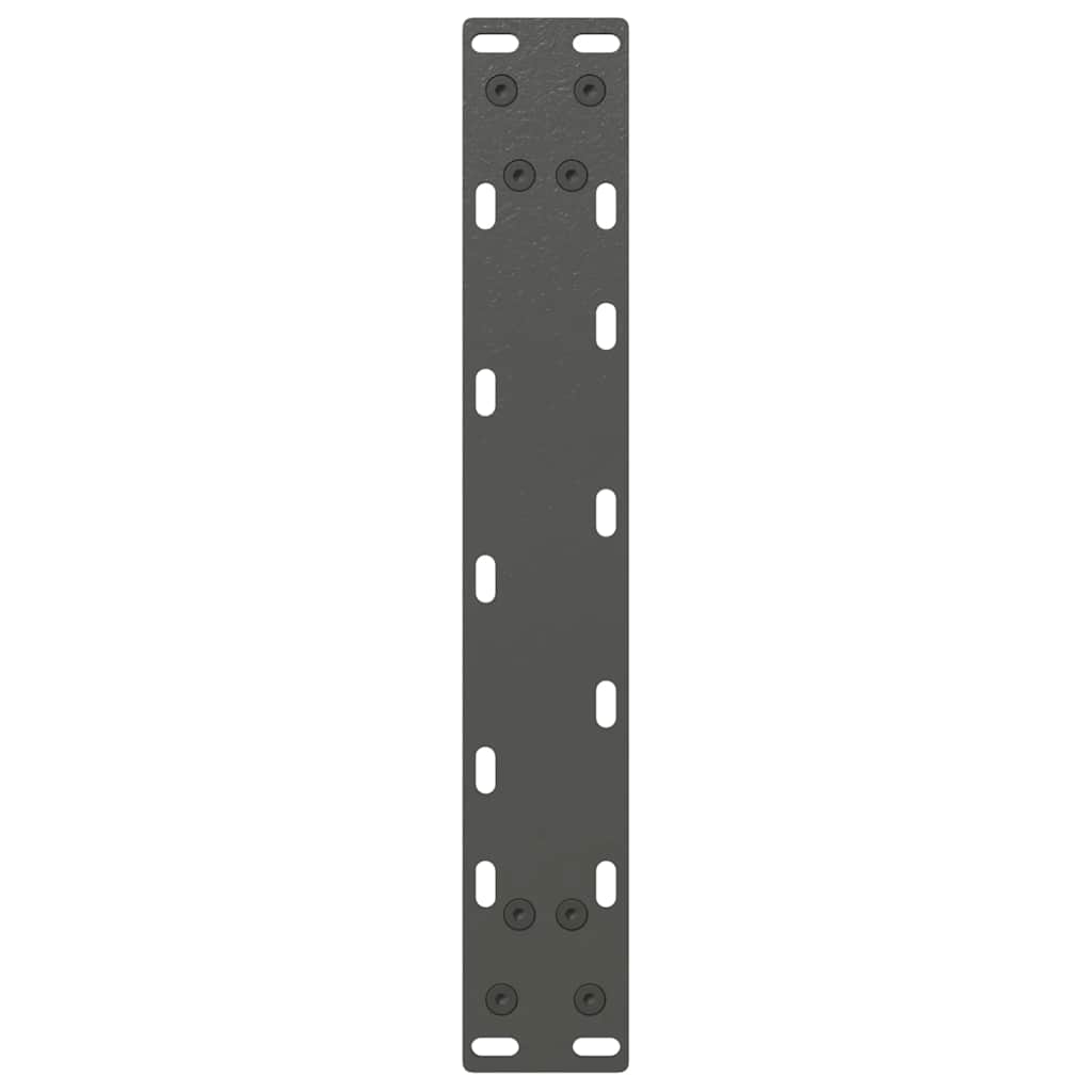 sofabordsben U-formet 2 stk. antracit 38 x (42-43) cm stål