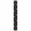 sofabordsben U-formet 2 stk. sort 50x(42-43) cm stål