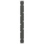 sofabordsben U-formet 2 stk. antracit 60x(42-43) cm stål