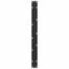 sofabordsben U-formet 2 stk. sort 70 x (42-43) cm stål