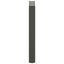 spisebordsben U-formet 2 stk. antracit 50x(72-73) cm stål