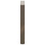 spisebordsben U-formet 2 stk. naturstål 70x(72-73) cm stål