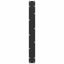 spisebordsben U-formet 2 stk. sort 90 x (72-73) cm stål