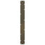 spisebordsben U-formet 2 stk. naturstål 90 x (72-73) cm stål