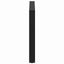 spisebordsben U-formet 2 stk. sort 100x(72-73) cm stål