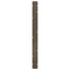 spisebordsben U-formet 2 stk. naturstål 100x(72-73) cm stål