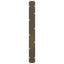 spisebordsben U-formet 3 stk. naturstål 80x(72-73) cm stål