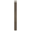 barbordsben U-formet 2 stk. naturstål 50x(90-91) cm stål