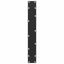 barbordsben U-formet 2 stk. sort 60x(90-91) cm stål