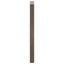 barbordsben U-formet 2 stk. naturstål 40x(110-111) cm stål