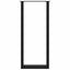 barbordsben U-formet 2 stk. sort 50x(110-111) cm stål