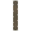 barbordsben U-formet 2 stk. naturstål 50x(110-111) cm stål
