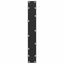 barbordsben U-formet 2 stk. sort 60 x (110-111) cm stål